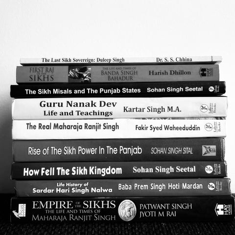 Set of 10 Books related to Sikh Kingdom and Sikh History (English)