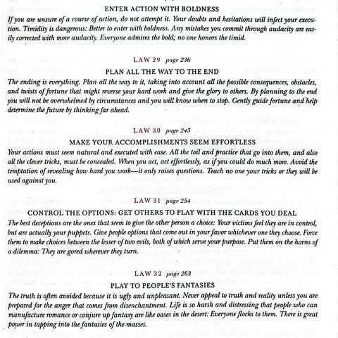 The 48 Laws Of Power English