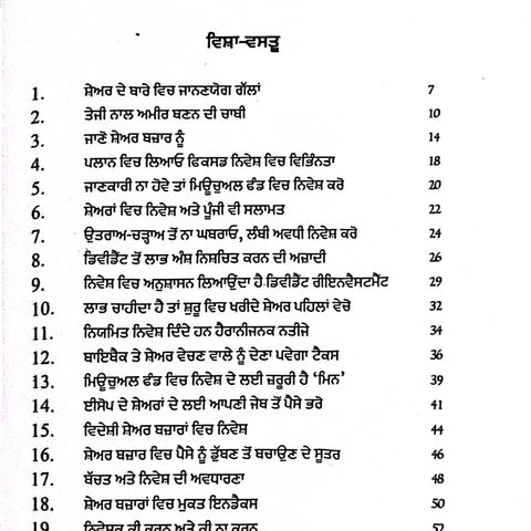 Share Bazaar Vich Kamyaabi Kiven Haasil Kariye | ਸ਼ੇਅਰ ਵਿਚ ਕਾਮਯਾਬੀ ਕਿਵੇਂ ਹਾਸਿਲ ਕਰੀਏ?