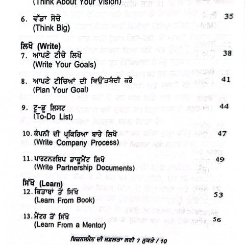 Businessman Di Safalta Lai 7 Nukte | ਬਿਜ਼ਨਸਮੈਨ ਦੀ ਸਫ਼ਲਤਾ ਲਈ 7 ਨੁਕਤੇ