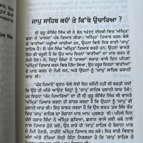 Jaap Sahib Steek | ਜਾਪੁ ਸਾਹਿਬ ਸਟੀਕ