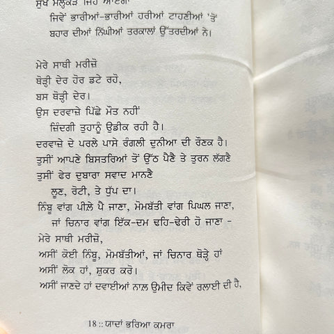 Yaadan Bharya Kamra | ਯਾਦਾਂ ਭਰਿਆ ਕਮਰਾ