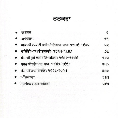 Akali Siyasat | ਅਕਾਲੀ ਸਿਆਸਤ