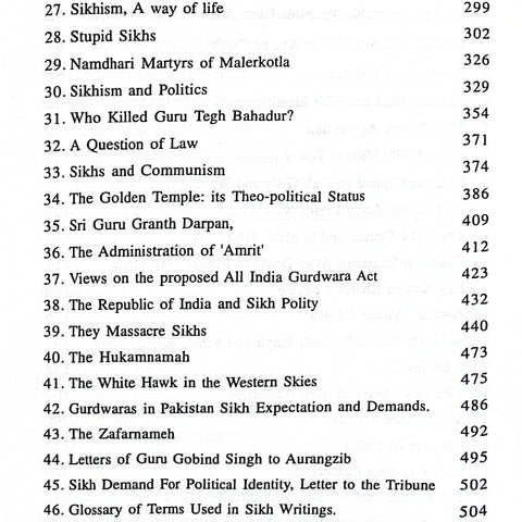 Sikh Religion And Politics