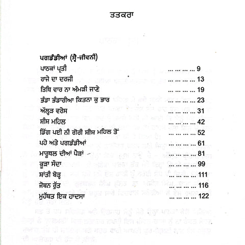 Pagdandiyan | ਪਗਡੰਡੀਆਂ -1